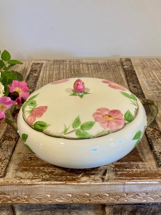Franciscan Other - Franciscan Desert Rose Covered Serving Dish USA Backstamp 1960s Earthenware